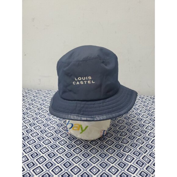 Louis Castel Blue Men's Bucket hat Size 56cm - Picture 2 of 16